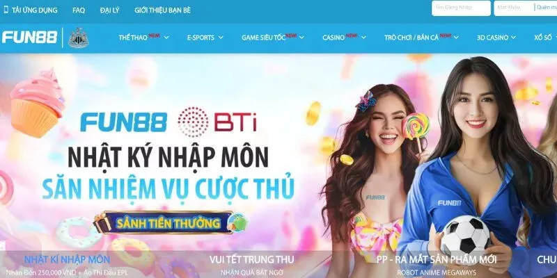 Fun88 - Nhà cái trực tuyến dẫn đầu ngành cược